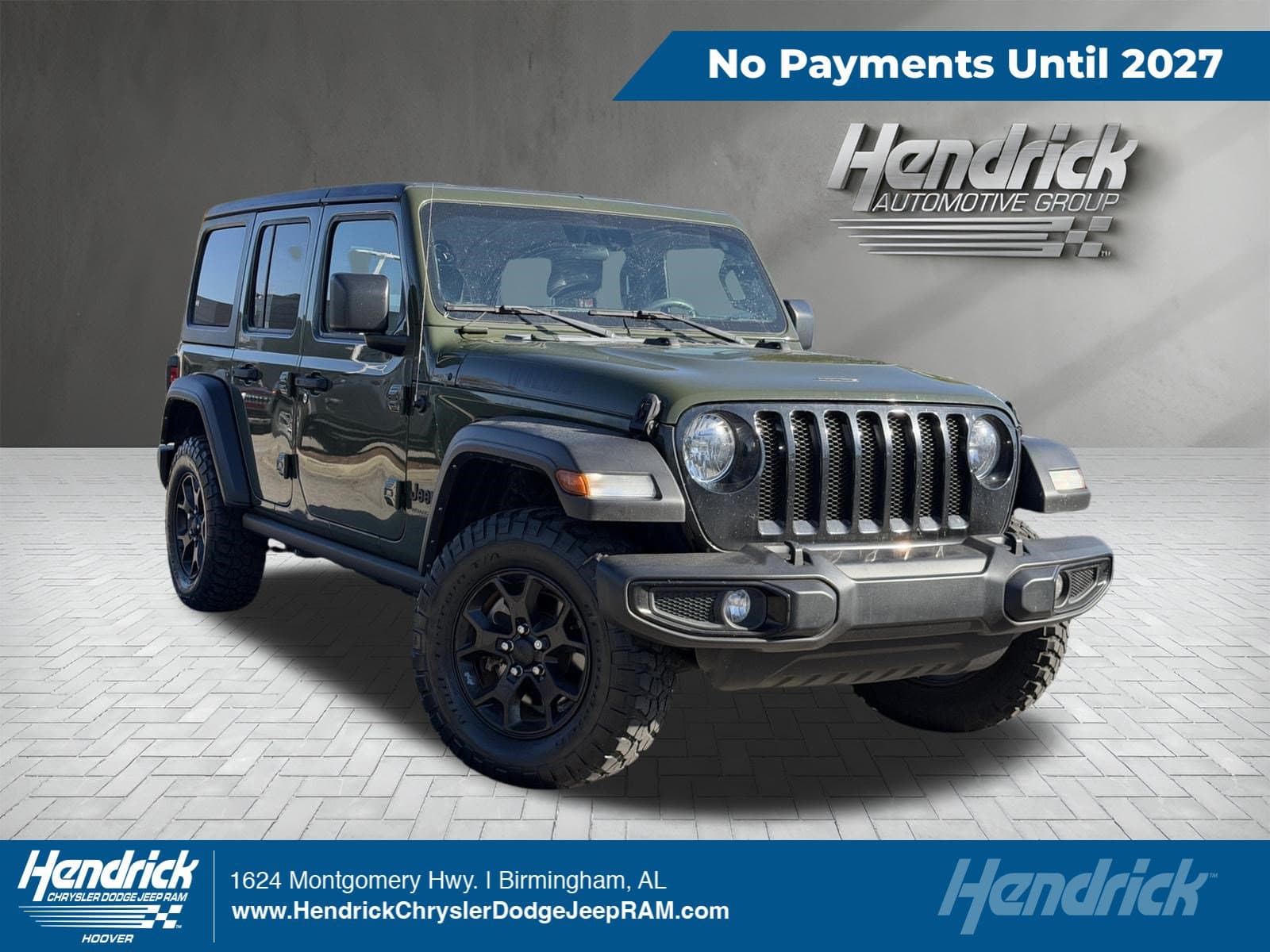 2022 Jeep Wrangler Unlimited Willys Sport — photo 1 of 17