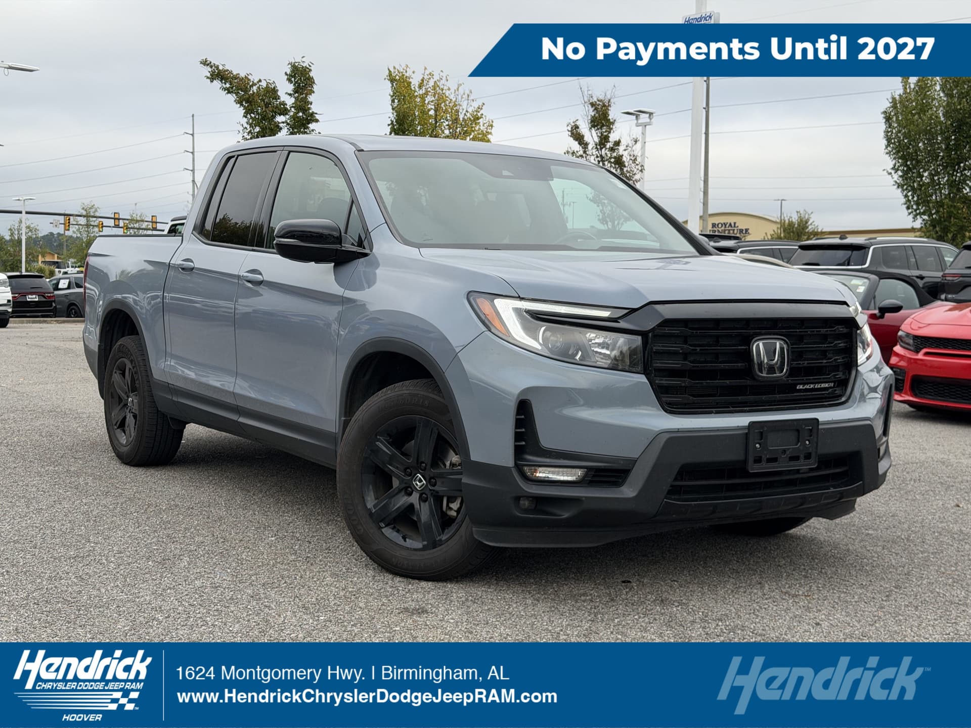 2022 Honda Ridgeline Black Edition — photo 1 of 17