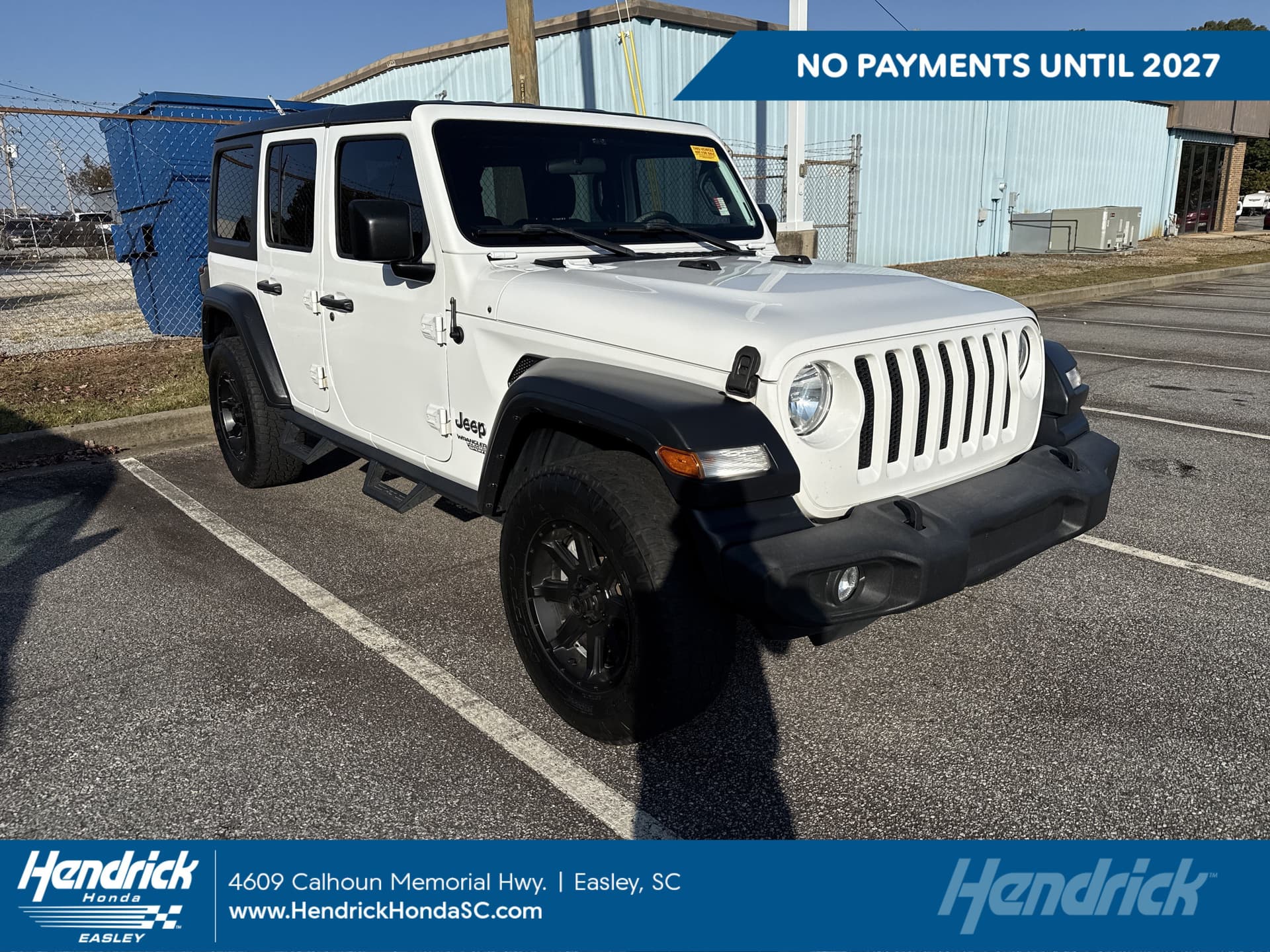 2018 Jeep Wrangler Unlimited Sport S — photo 1 of 12