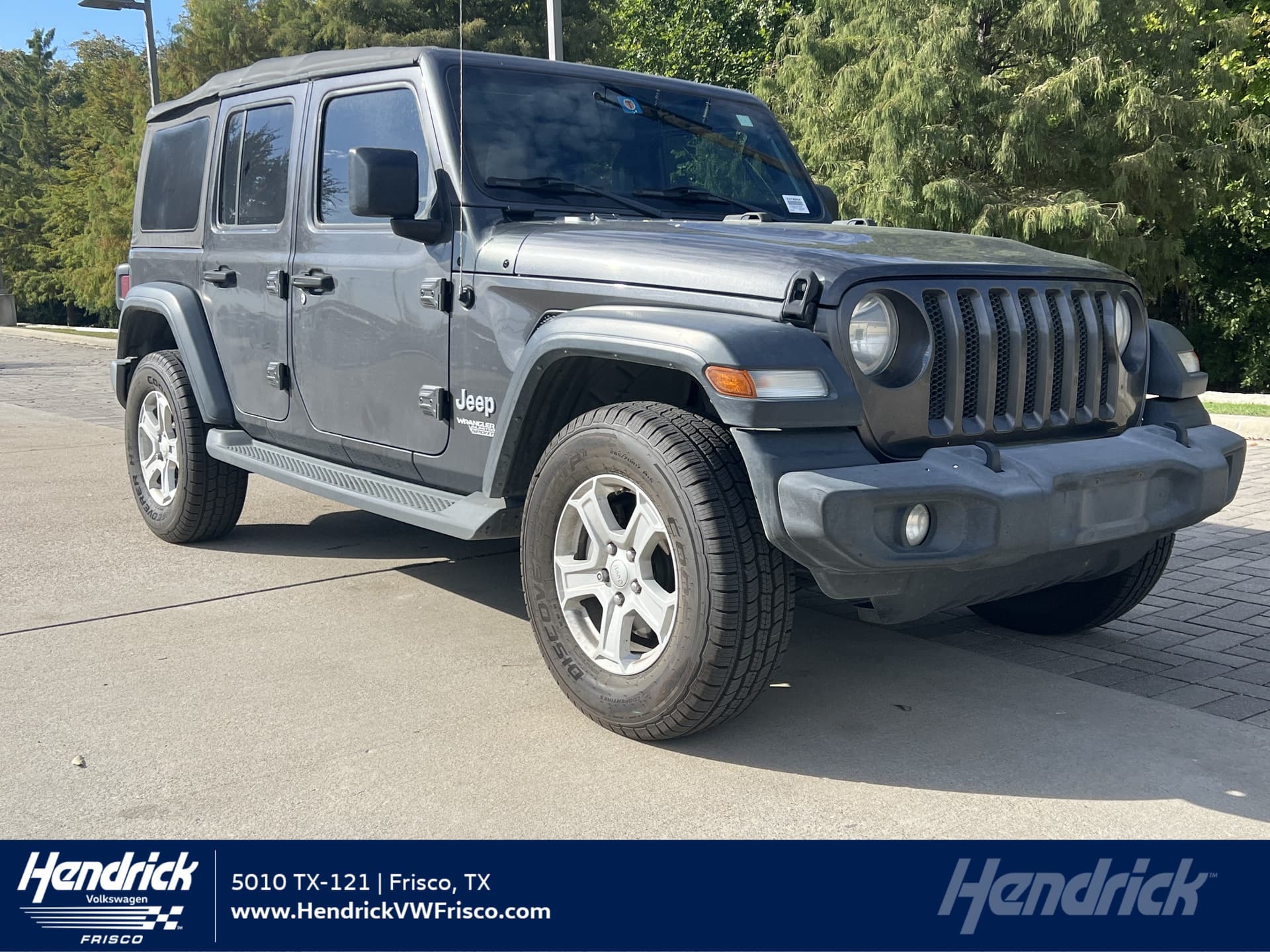 2018 Jeep Wrangler Unlimited Sport — photo 1 of 25