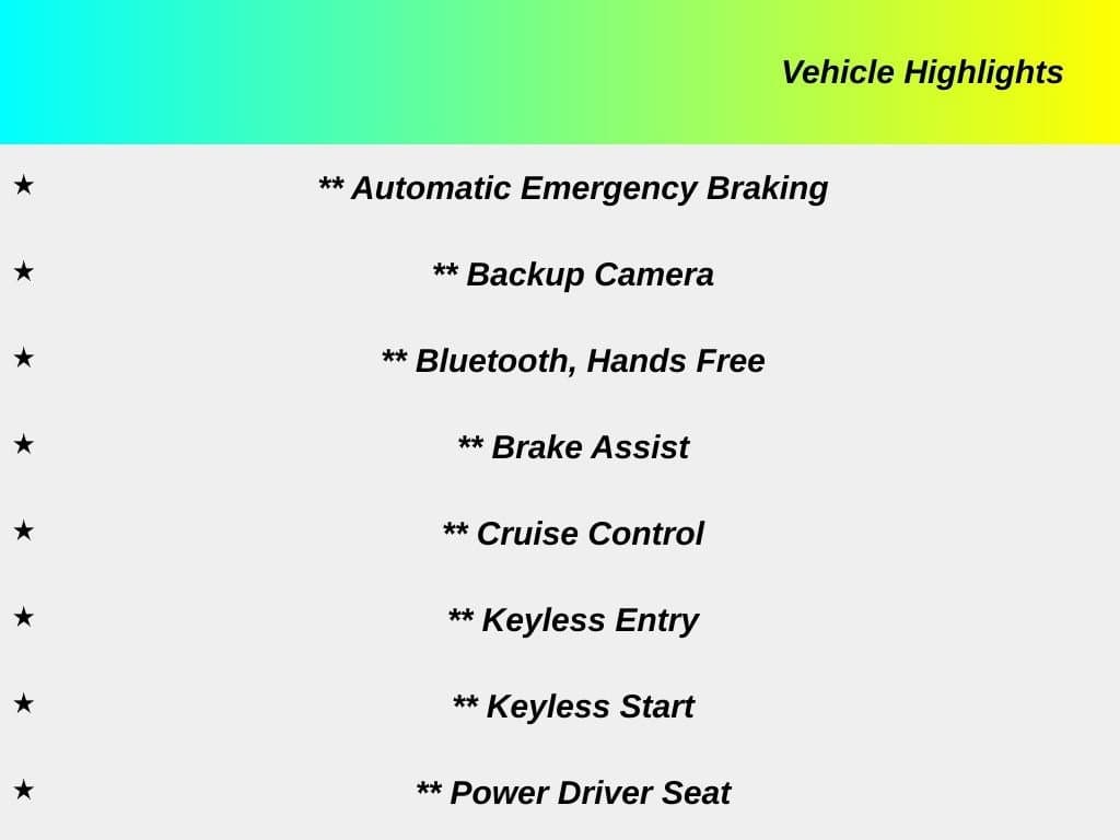 Vehicle Detail Icon