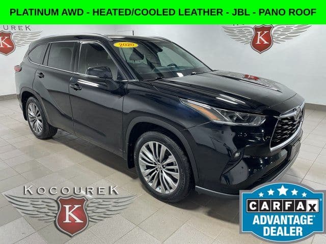2020 Toyota Highlander Platinum — photo 1 of 32