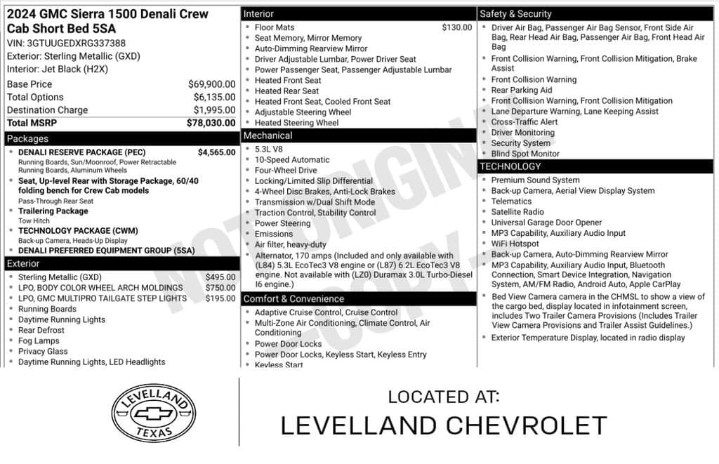 2024 GMC Sierra 1500 Denali — photo 1 of 8