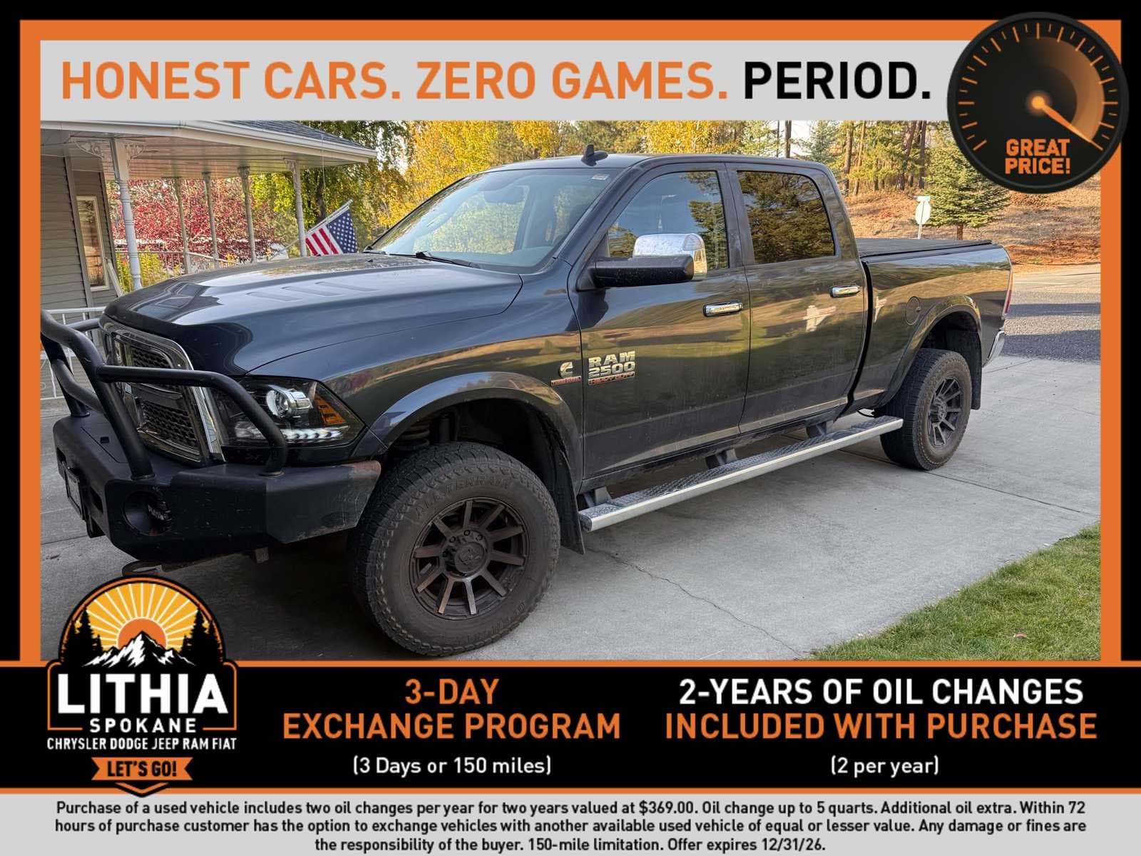 2015 RAM 2500 Laramie — photo 1 of 8