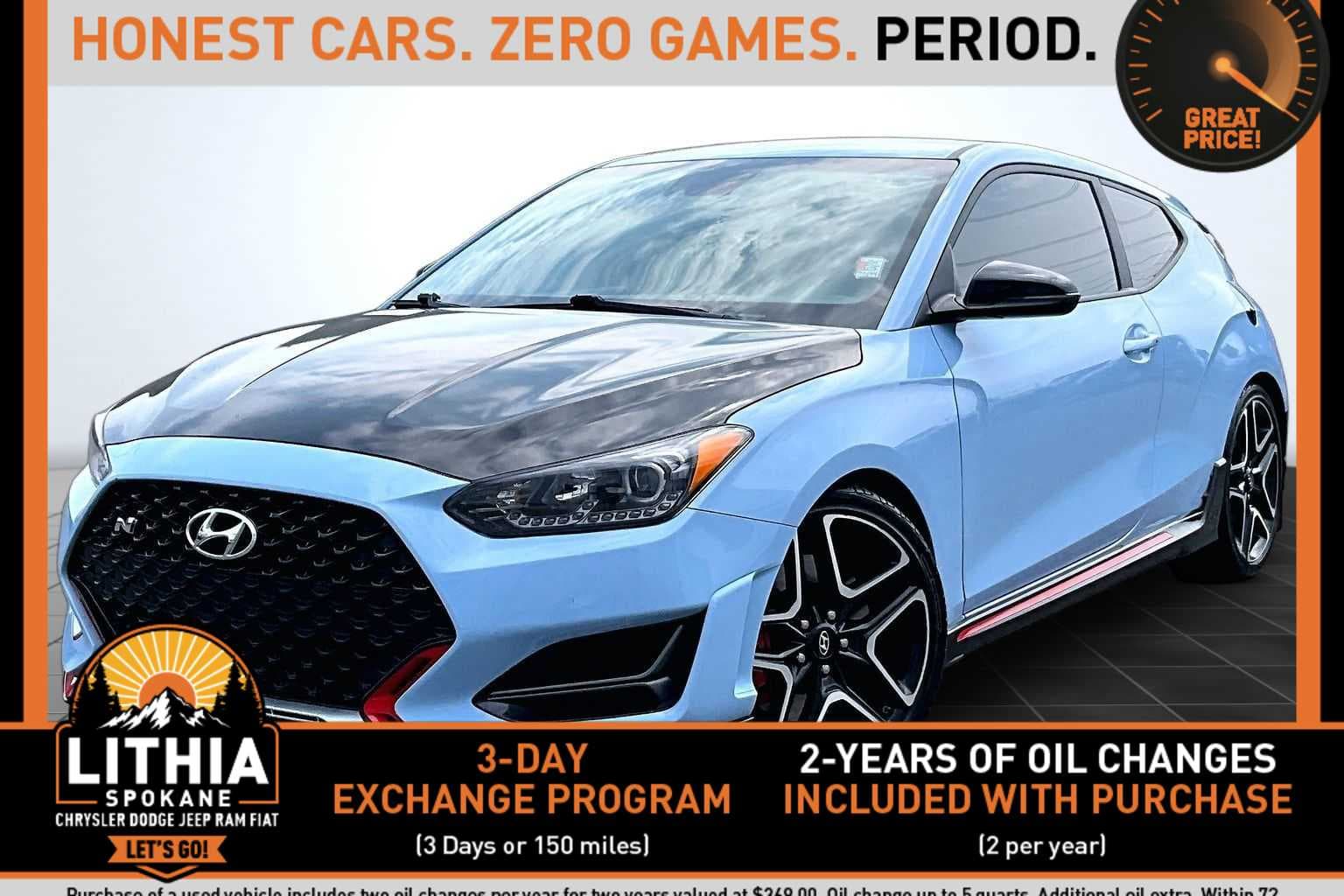 2022 Hyundai Veloster N Base — photo 1 of 36
