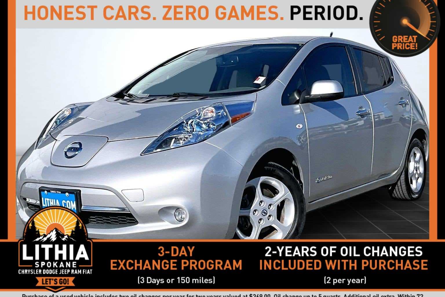 2011 Nissan LEAF SL w/Cold Weather Pkg — photo 1 of 36