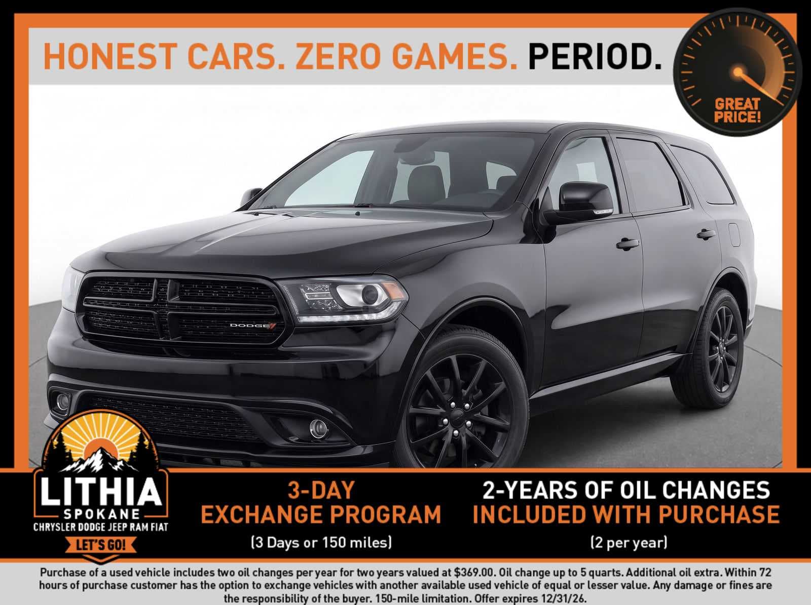 2016 Dodge Durango R/T — photo 1 of 8