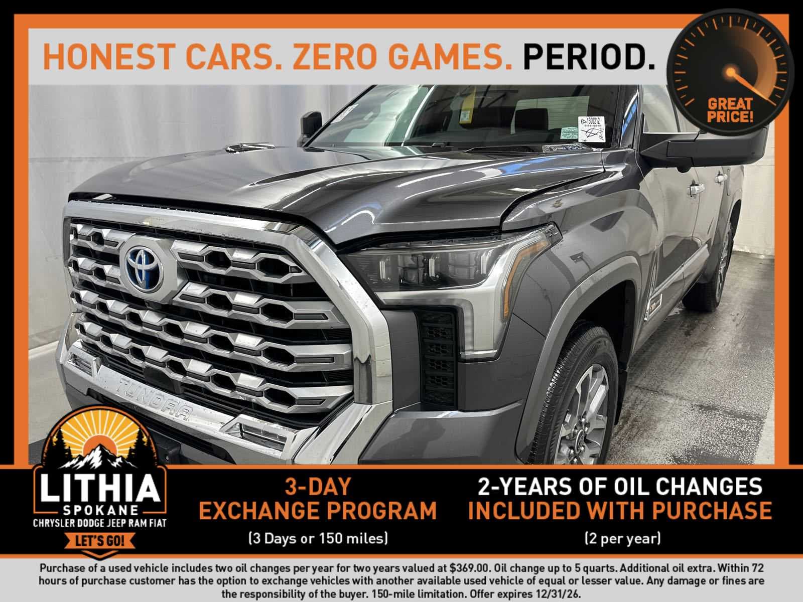 2023 Toyota Tundra 4WD 1794 Edition Hybrid — photo 1 of 8