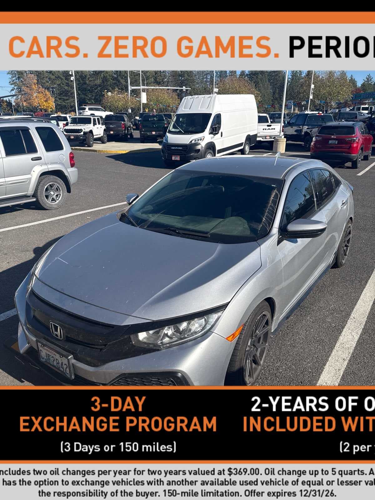 2018 Honda Civic Hatchback Sport — photo 1 of 8