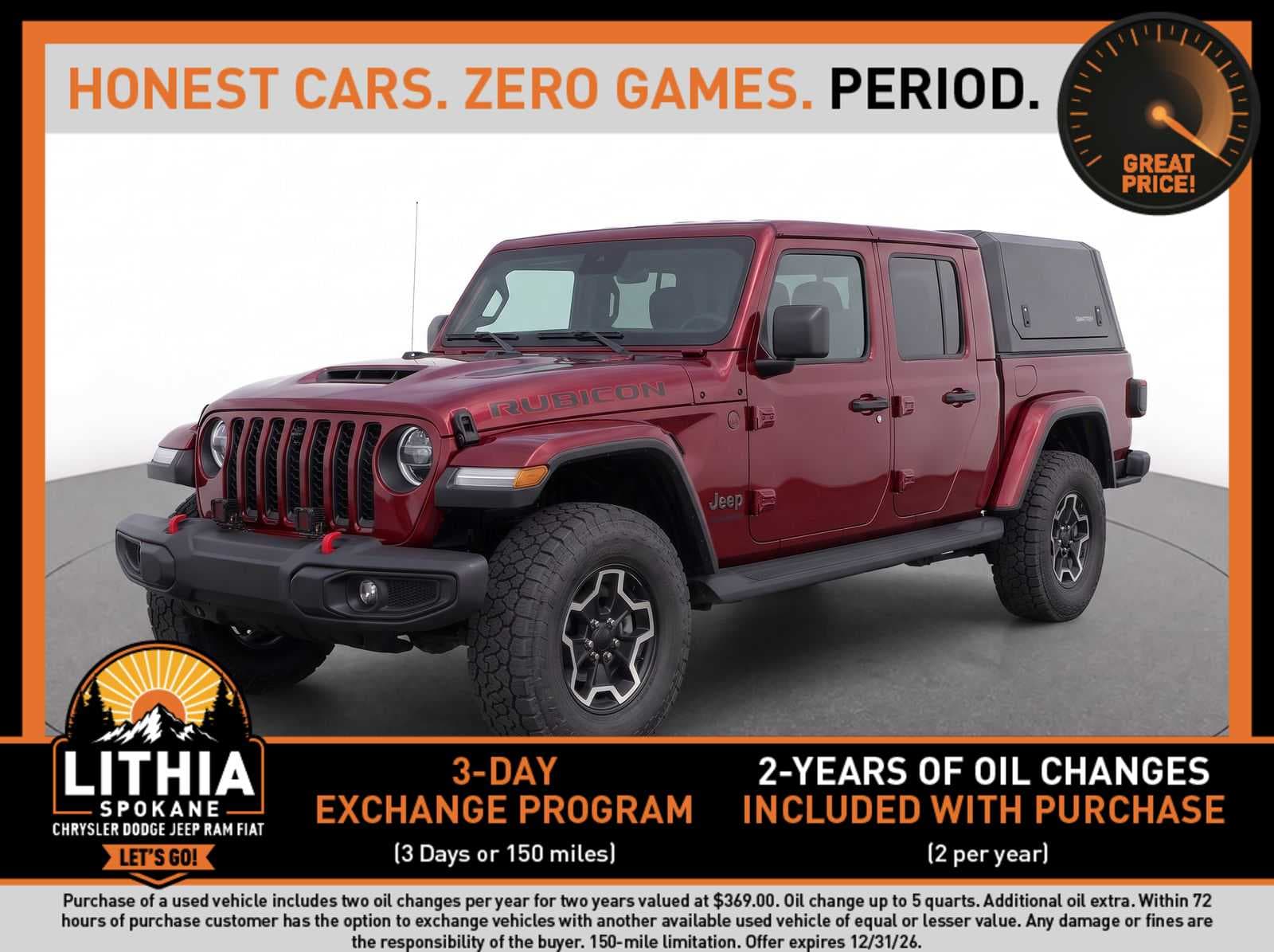 2021 Jeep Gladiator Rubicon — photo 1 of 9