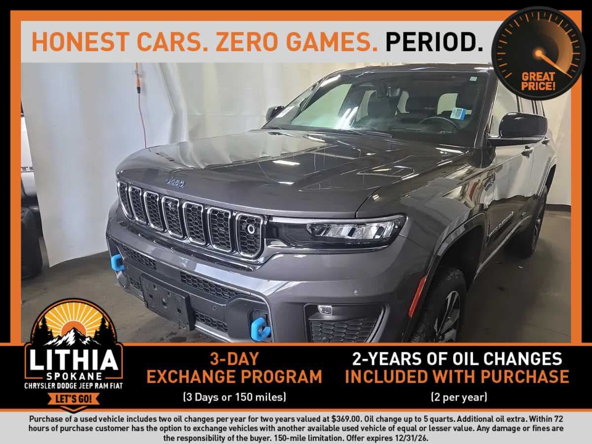 2023 Jeep Grand Cherokee 4xe Overland — photo 1 of 8