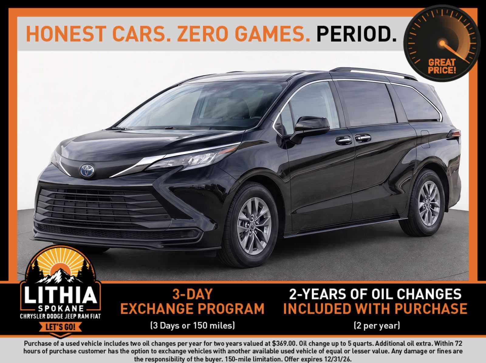 2025 Toyota Sienna XLE — photo 1 of 9