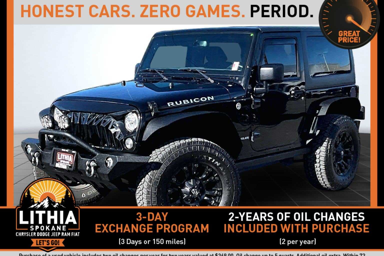 2017 Jeep Wrangler Rubicon — photo 1 of 36