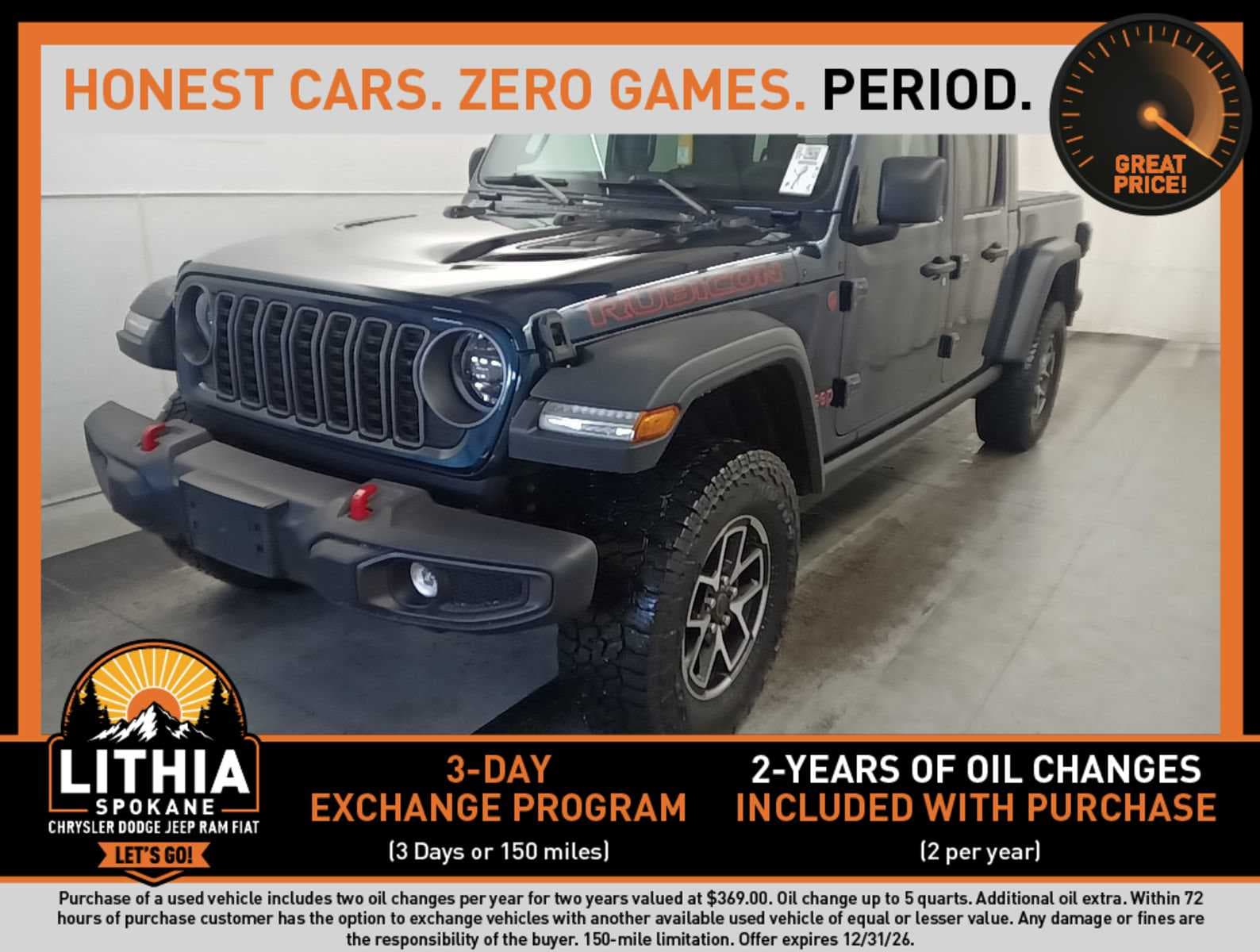 2025 Jeep Gladiator Rubicon — photo 1 of 8