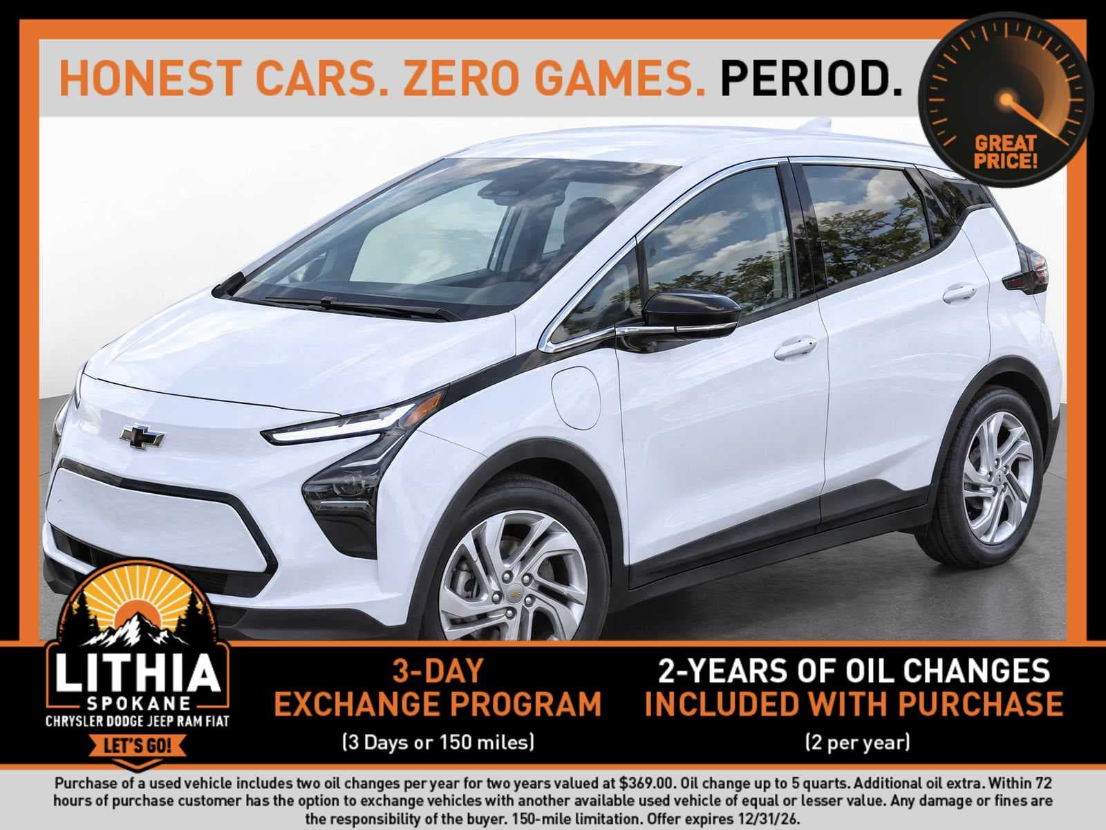 2022 Chevrolet Bolt EV 1LT — photo 1 of 8