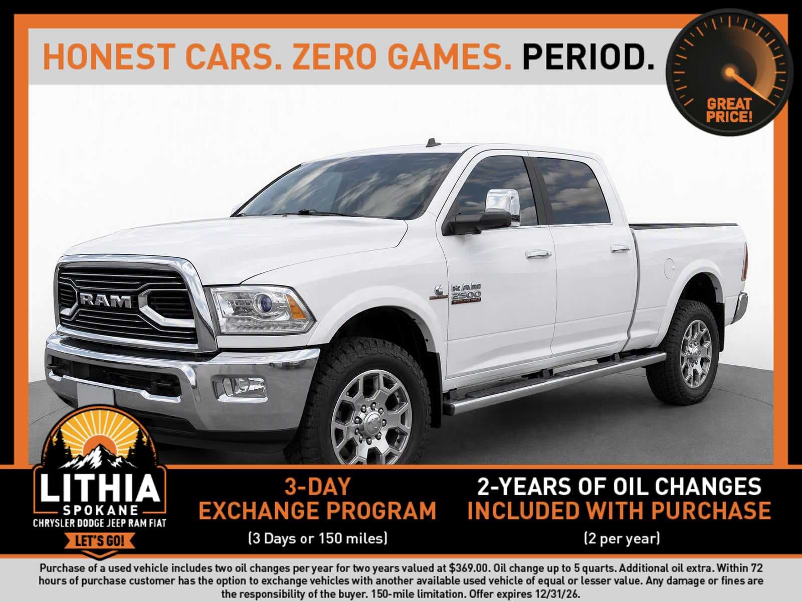 2016 RAM 2500 Longhorn Limited — photo 1 of 8