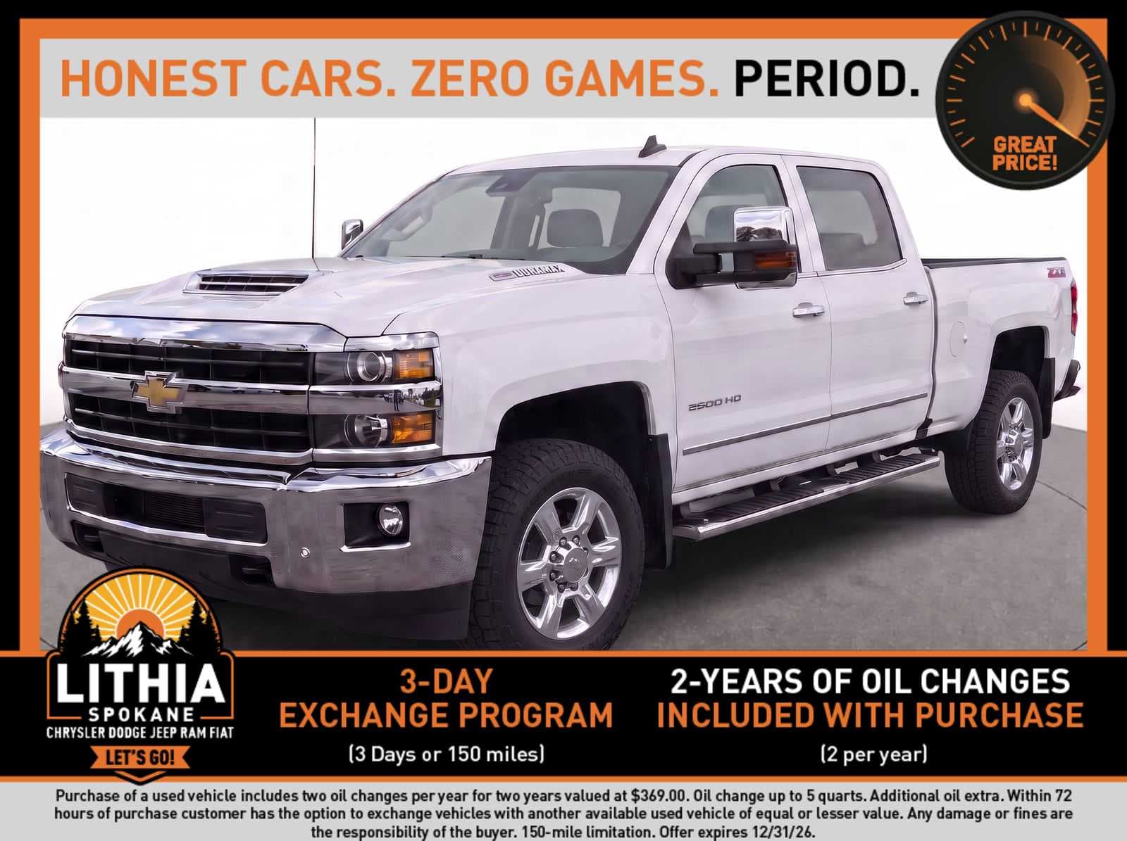 2019 Chevrolet Silverado 2500HD LTZ — photo 1 of 8