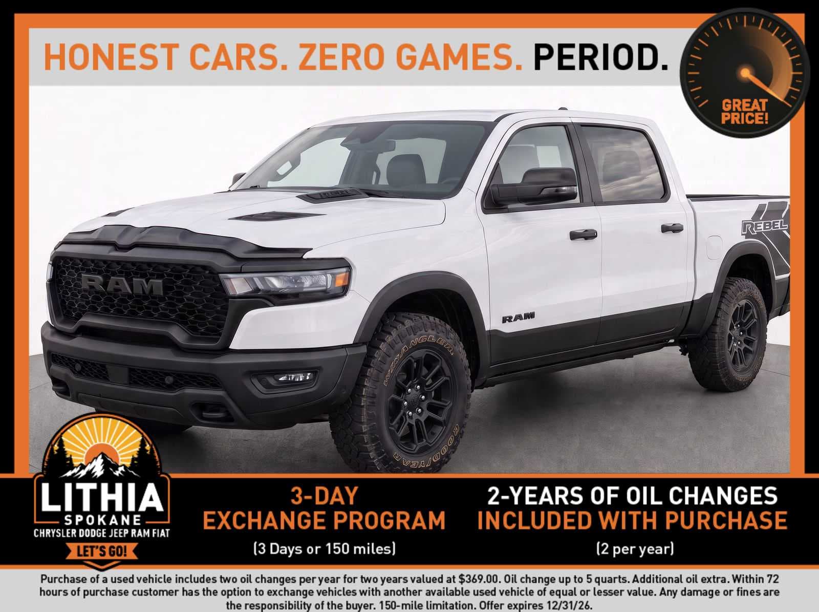 2026 RAM 1500 Rebel — photo 1 of 9