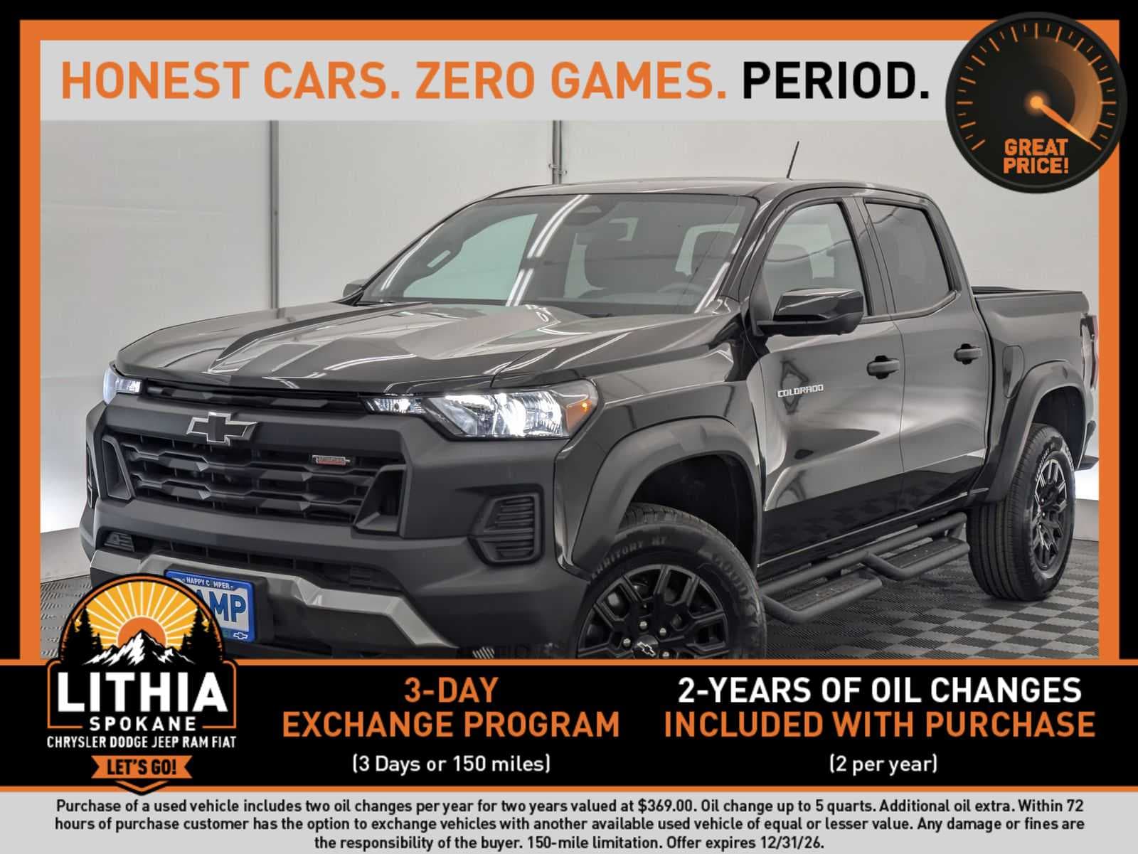 2023 Chevrolet Colorado 4WD Trail Boss — photo 1 of 34