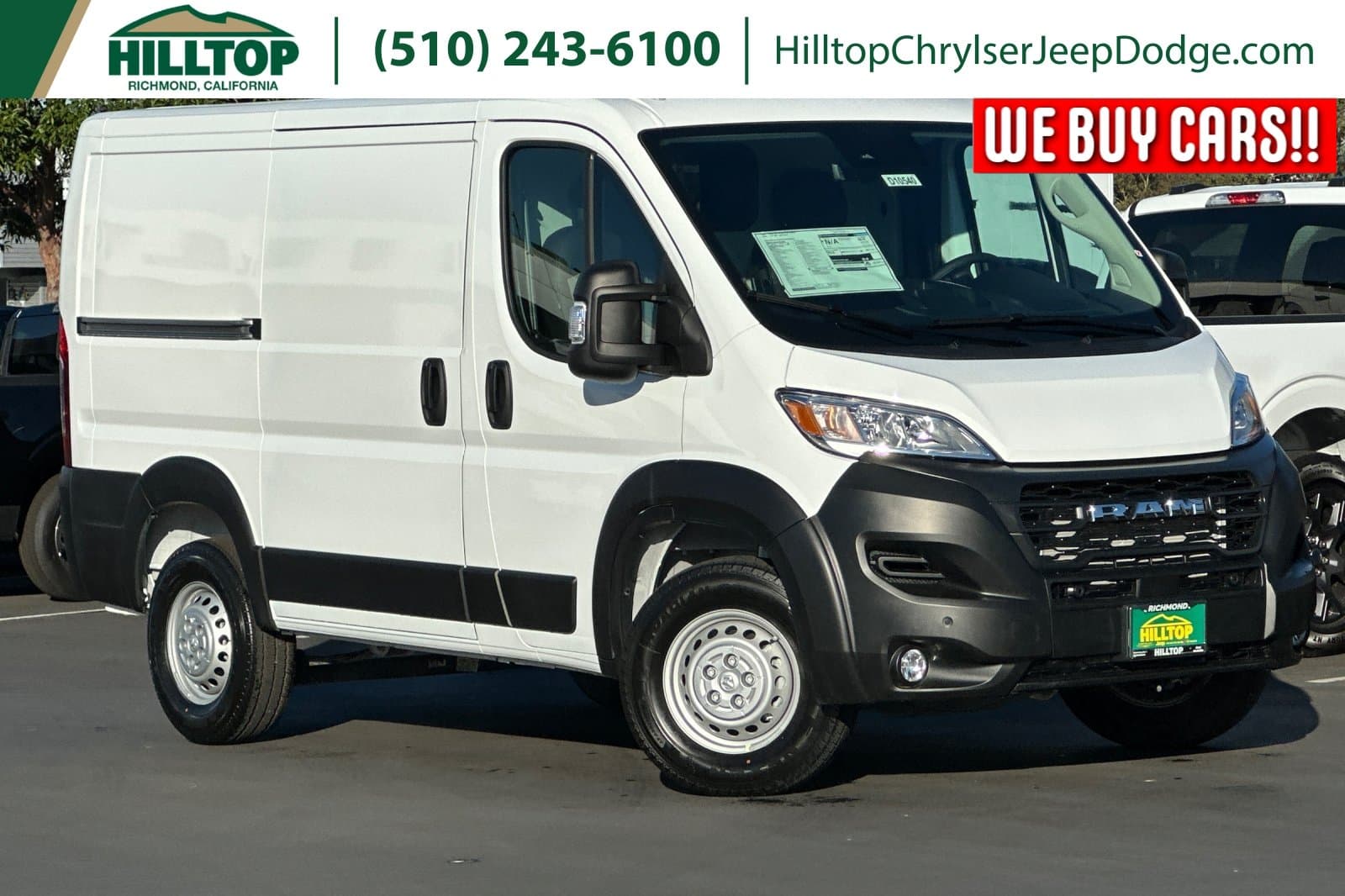 2027 RAM ProMaster Cargo Van Tradesman — photo 1 of 38