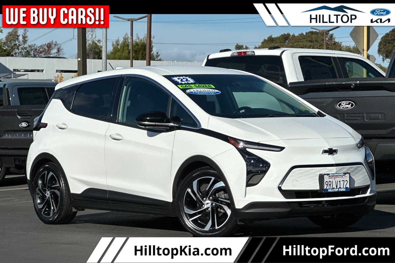 2022 Chevrolet Bolt EV 2LT — photo 1 of 39