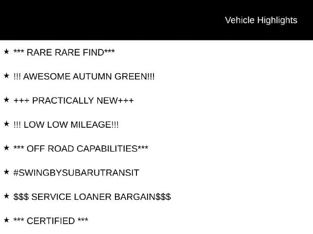 2026 Subaru Forester Wilderness — photo 1 of 2