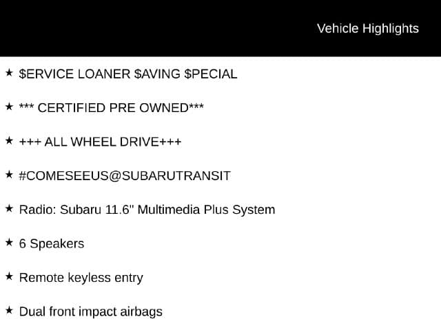 2026 Subaru Forester Premium — photo 1 of 2