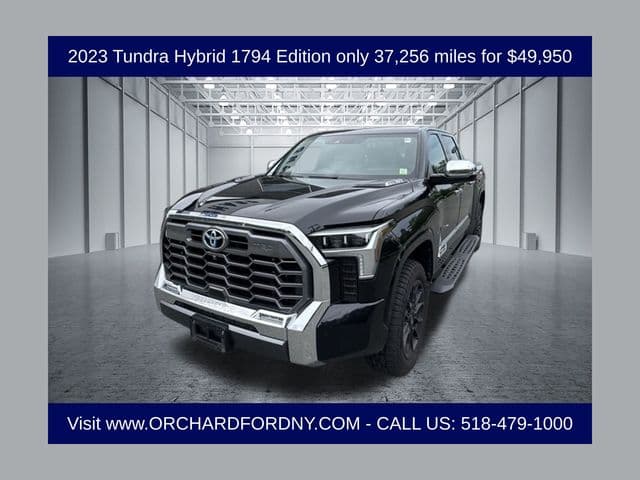 2023 Toyota Tundra 4WD 1794 Edition Hybrid — photo 1 of 35