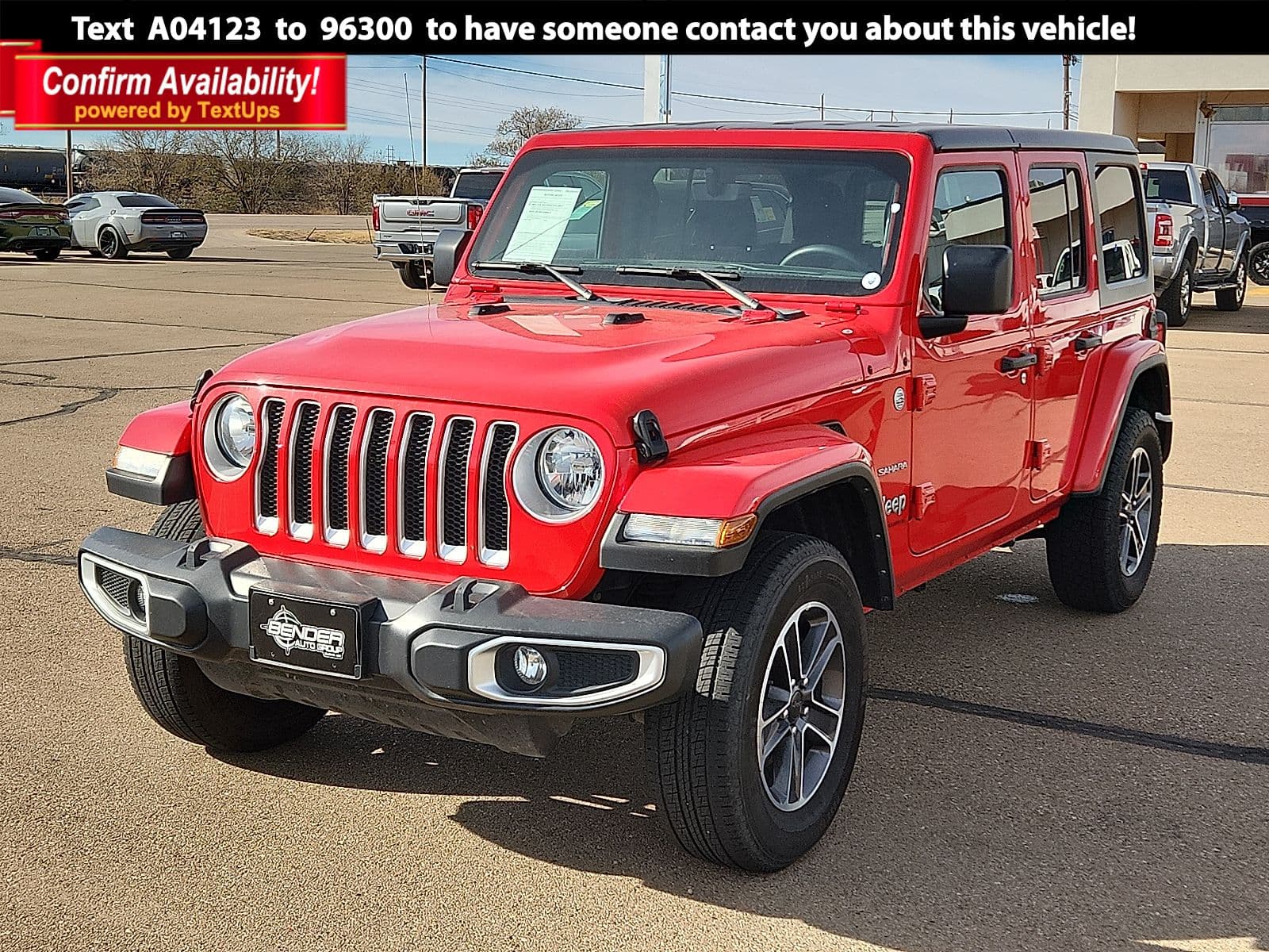 2023 Jeep Wrangler Sahara — photo 1 of 20