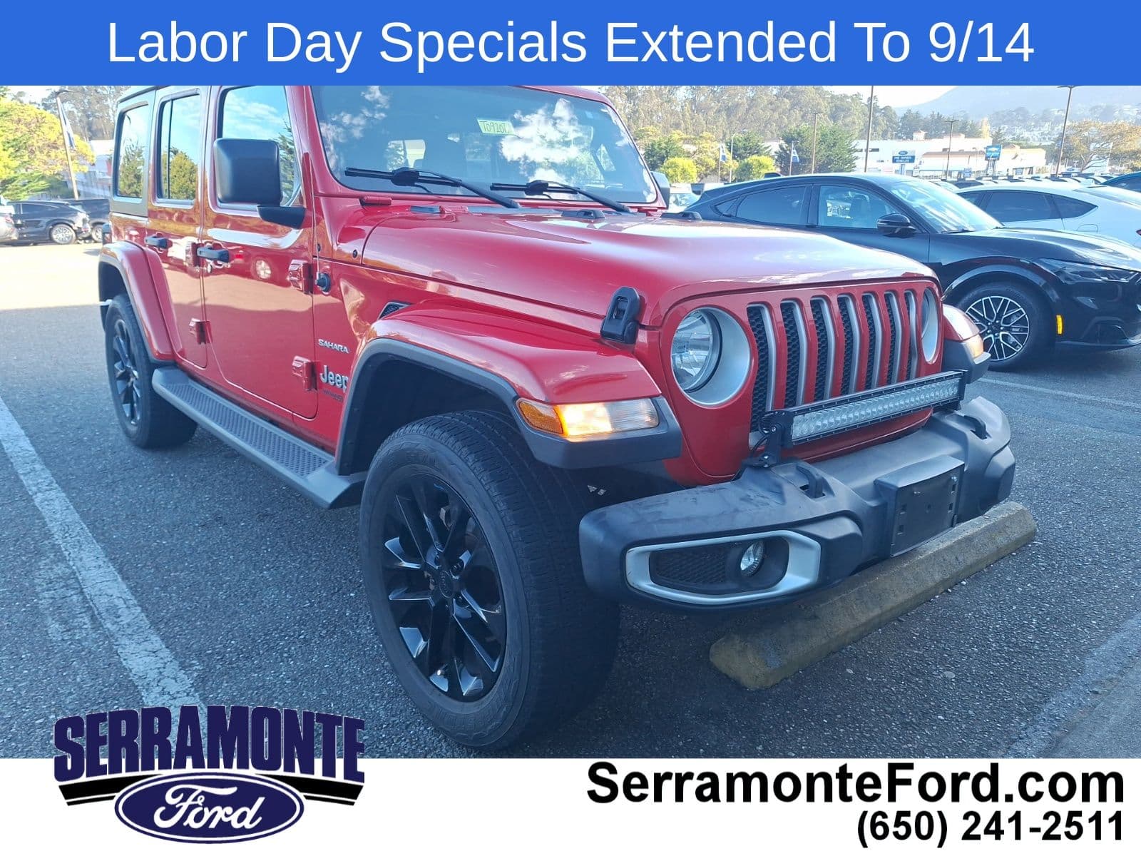 2020 Jeep Wrangler Unlimited Sahara — photo 1 of 19