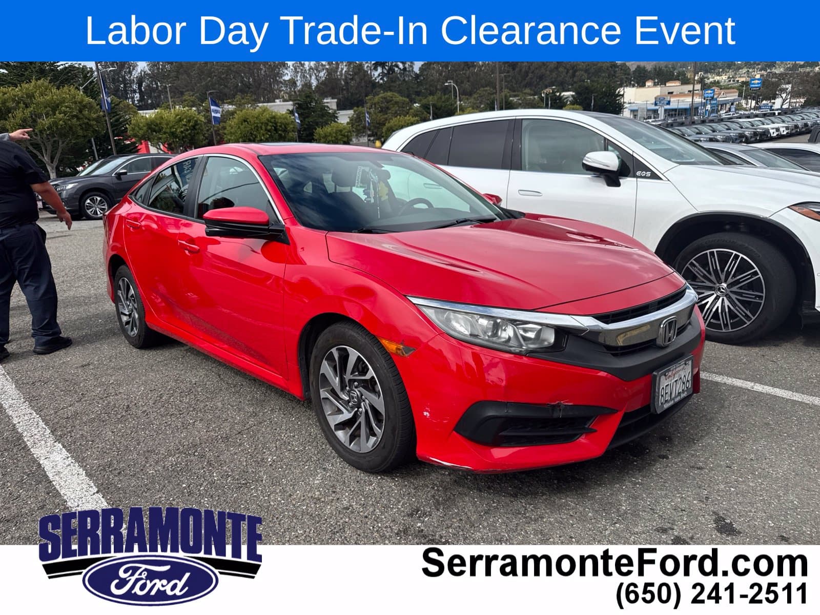 2018 Honda Civic Sedan EX — photo 1 of 13