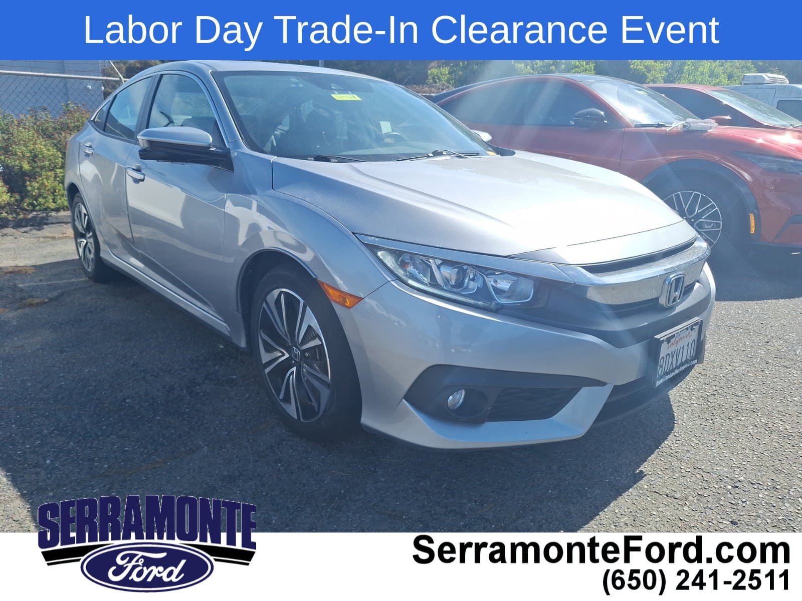 2018 Honda Civic Sedan EX-L — photo 1 of 18