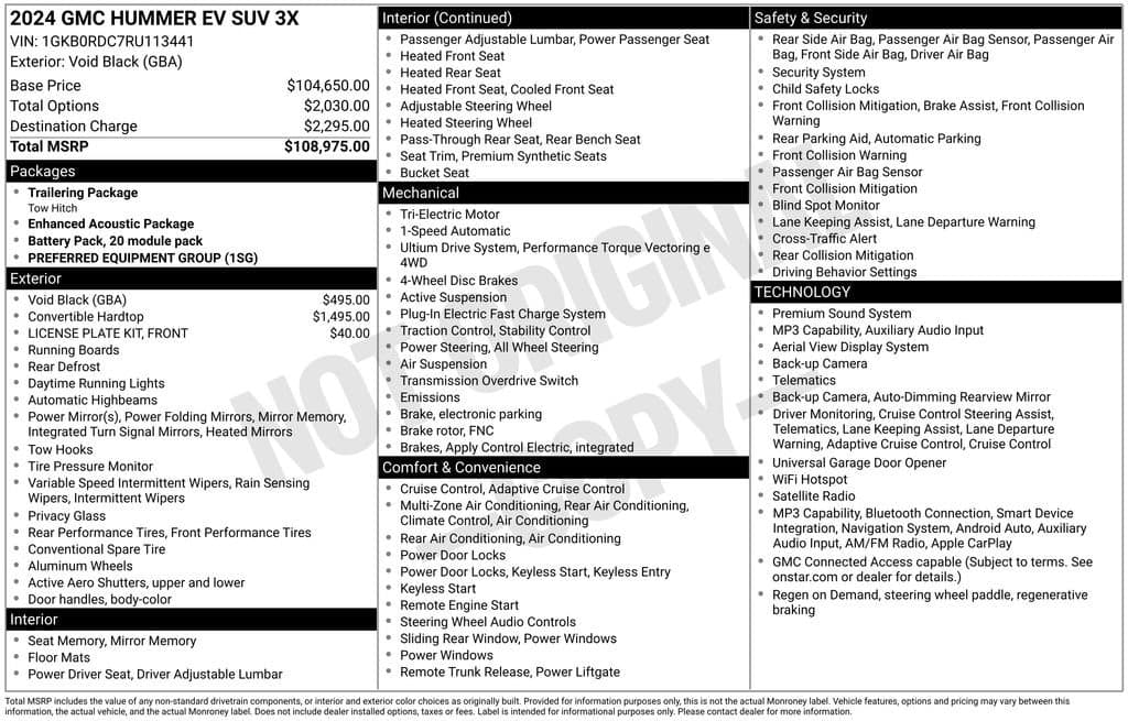 2024 GMC HUMMER EV SUV 3X — photo 1 of 5