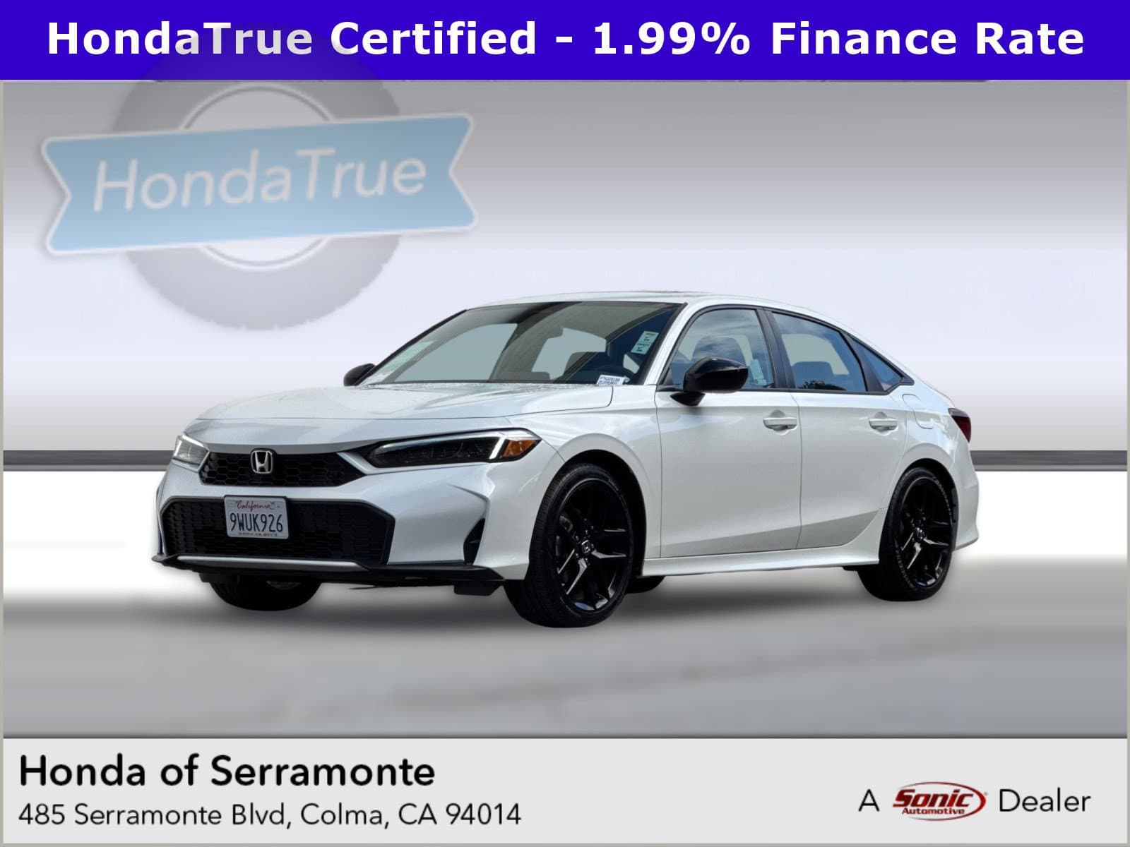 2026 Honda Civic Sedan Hybrid Sport — photo 1 of 33