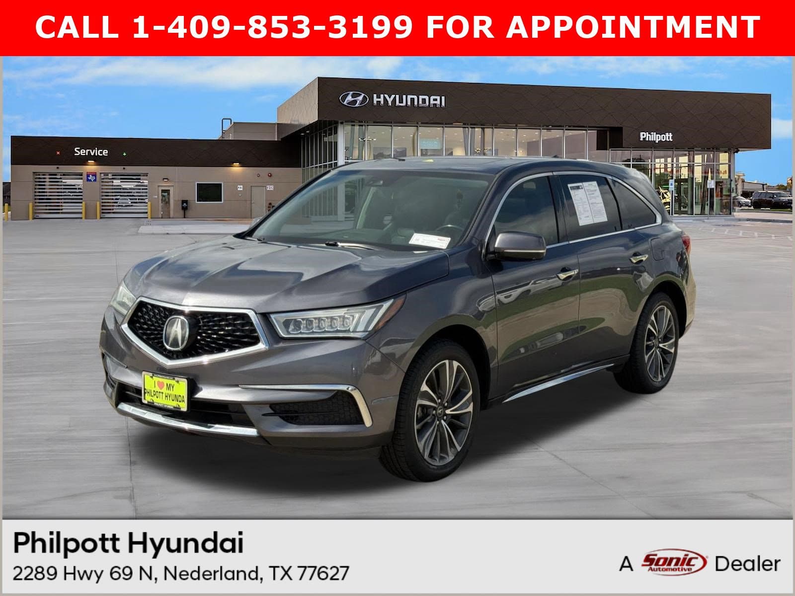 2019 Acura MDX 3.5L Tech Pkg — photo 1 of 27