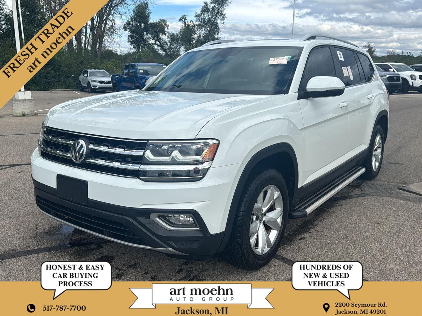 2019 Volkswagen Atlas 3.6L V6 SEL — photo 1 of 14