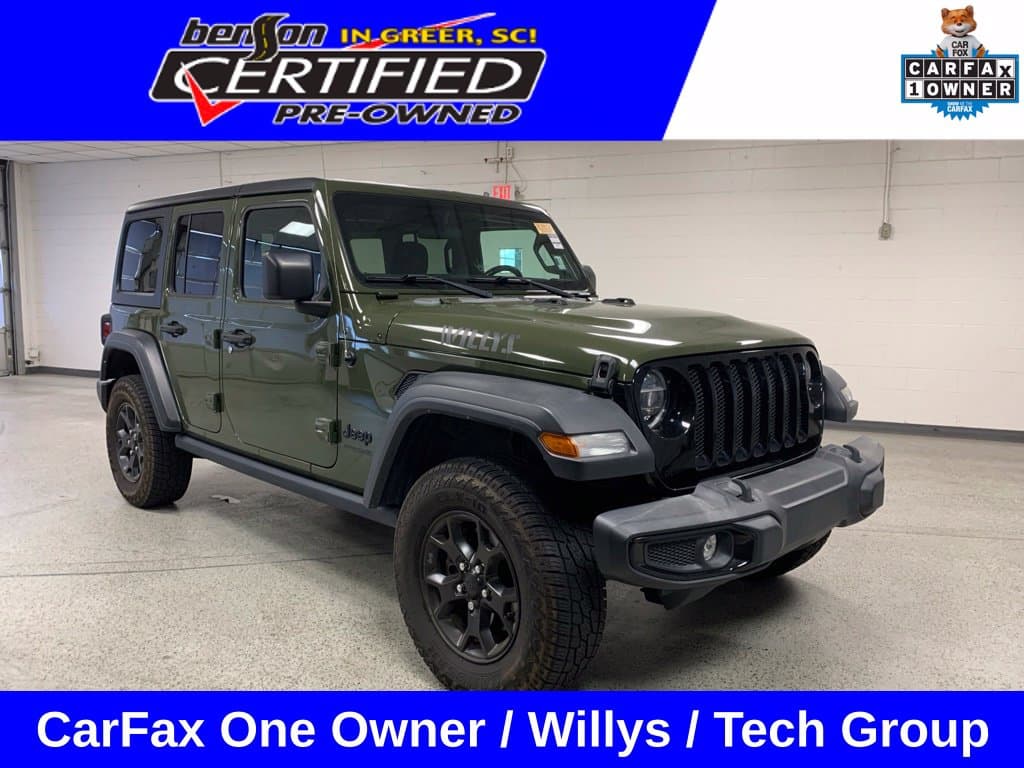 2021 Jeep Wrangler Unlimited Willys — photo 1 of 11