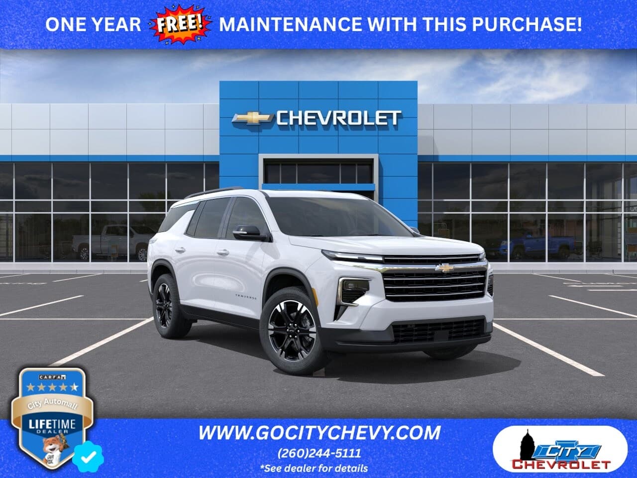 2027 Chevrolet Traverse FWD LT — photo 1 of 51