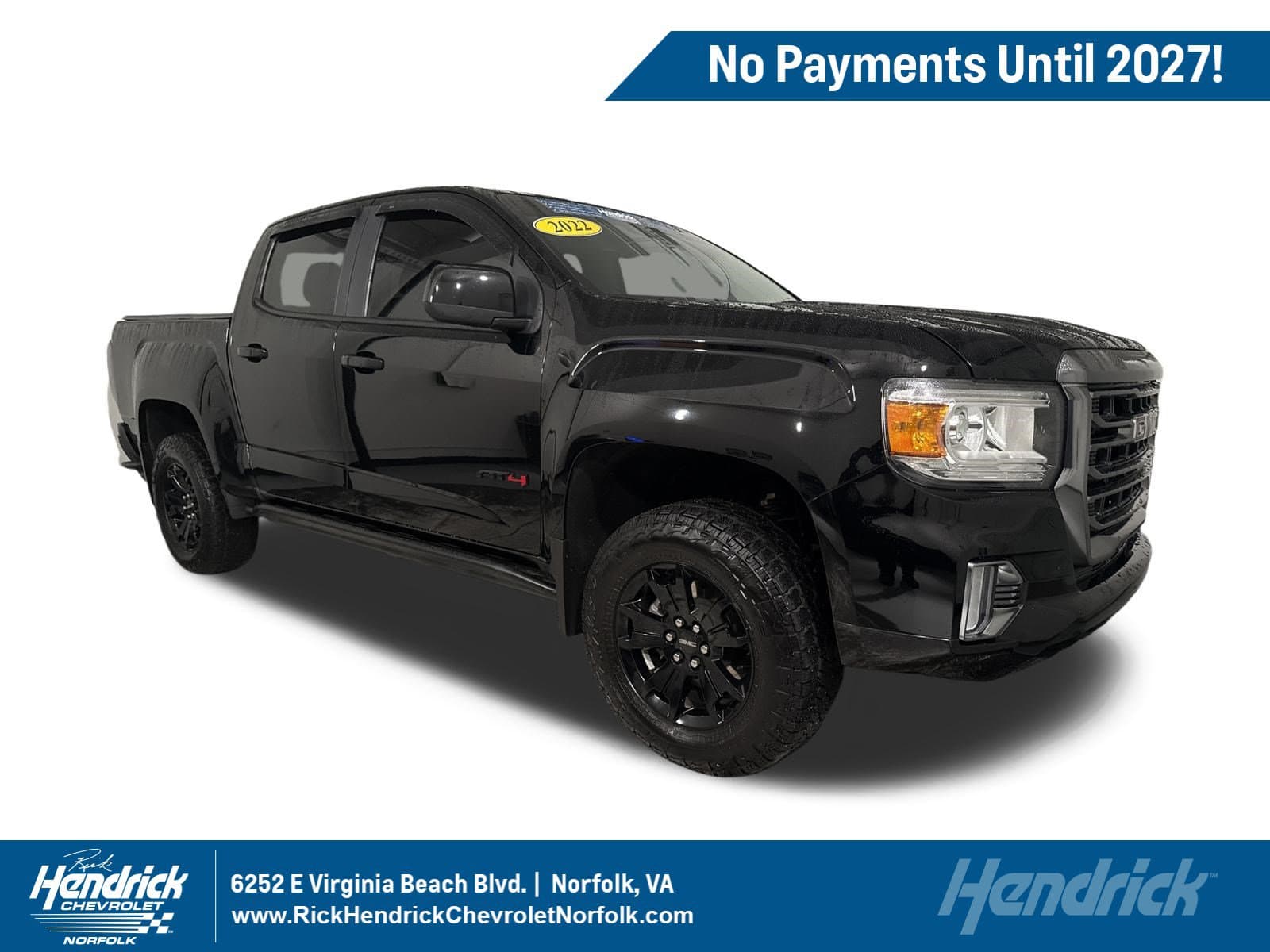 2022 GMC Canyon 4WD AT4 w/Cloth — photo 1 of 38