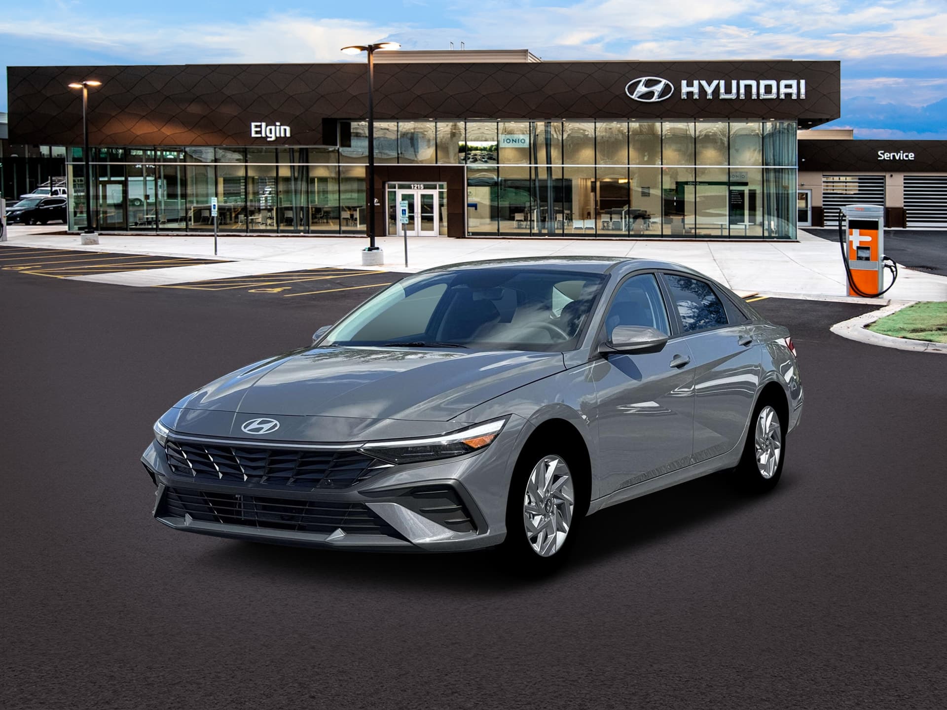 2026 Hyundai Elantra Hybrid Blue — photo 1 of 19