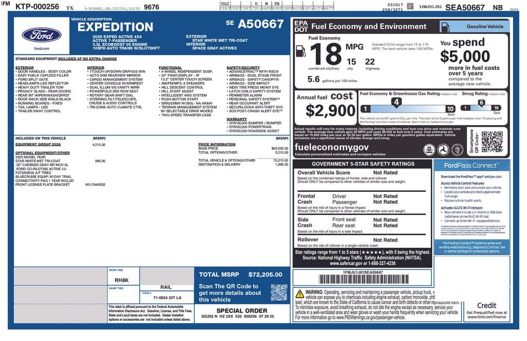 2025 Ford Expedition Active — photo 1 of 2