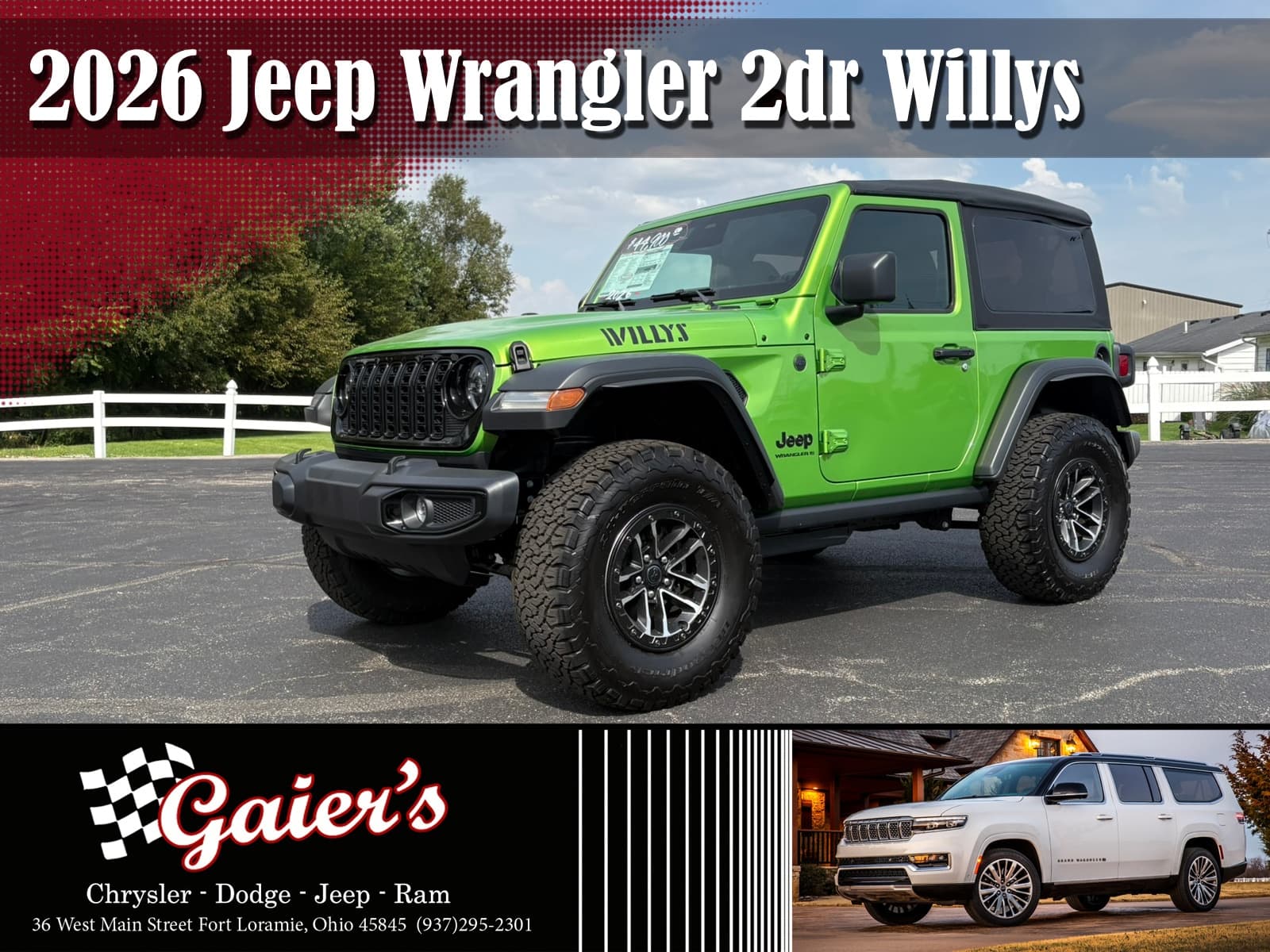2026 Jeep Wrangler Sport — photo 1 of 22