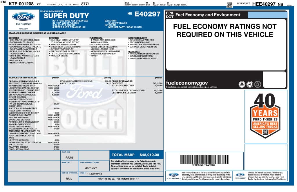 2017 Ford Super Duty F-350 SRW XL — photo 1 of 16