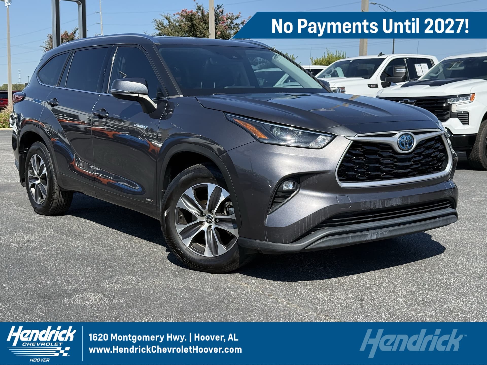 2021 Toyota Highlander Hybrid XLE — photo 1 of 39