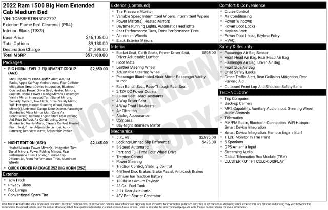 2022 RAM 1500 Base — photo 1 of 2