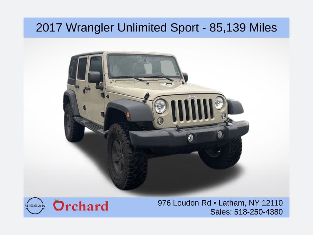 2017 Jeep Wrangler Sport — photo 1 of 10