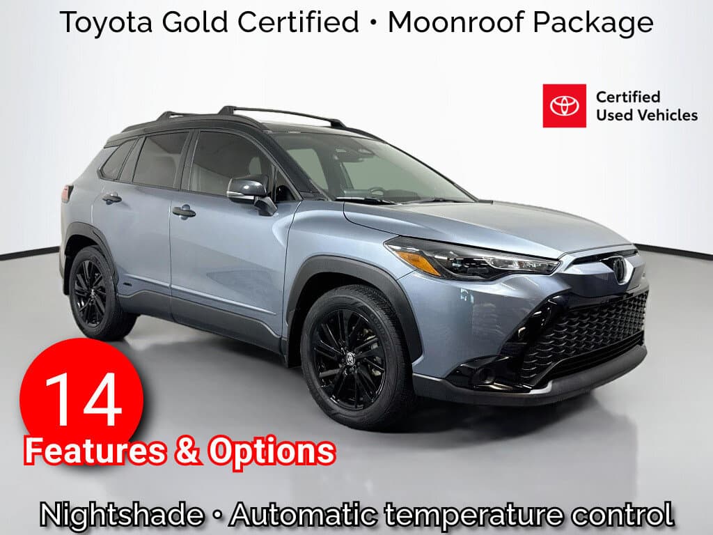 2024 Toyota Corolla Cross Hybrid Nightshade Edition — photo 1 of 44