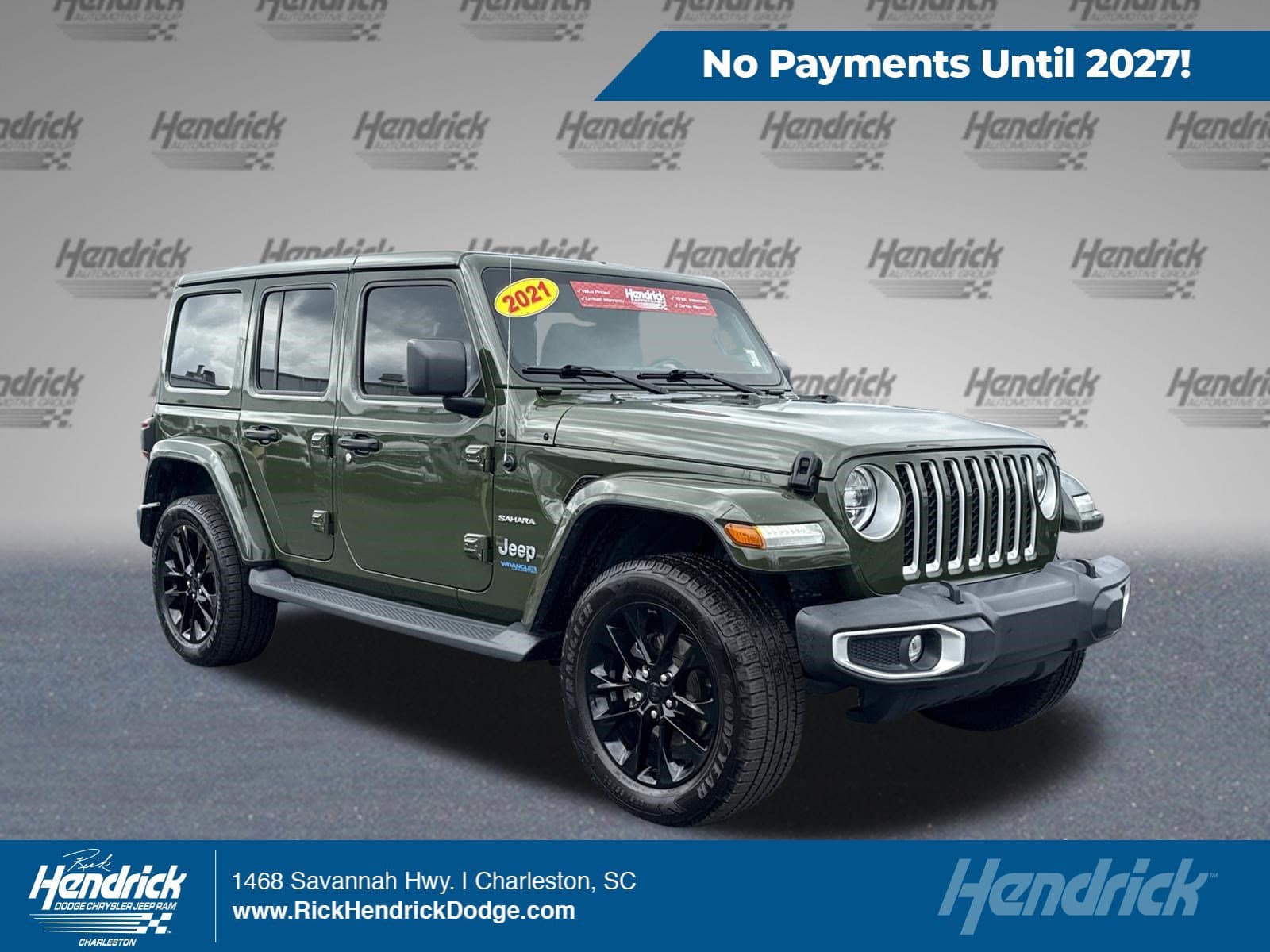 2021 Jeep Wrangler 4xe Unlimited Sahara — photo 1 of 37