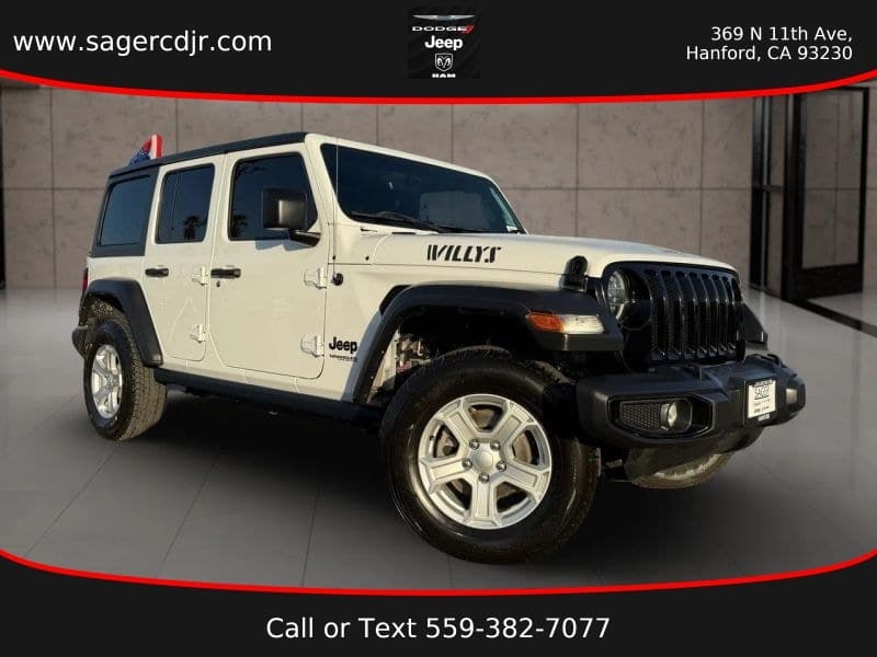 2021 Jeep Wrangler Unlimited Sport — photo 1 of 27