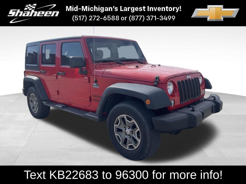 2015 Jeep Wrangler Unlimited Sport — photo 1 of 20